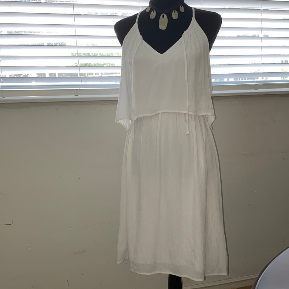 SPLENDID white layered dress small